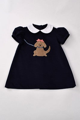 Navy Dog Float Dress