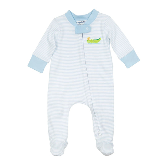 Alligator and Chick Zipper Footie