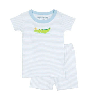 Alligator and Chick Short Pajamas