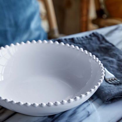 Pearl Pasta Bowl - White