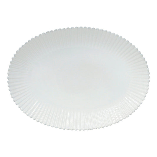 Oval Platter Pearl White