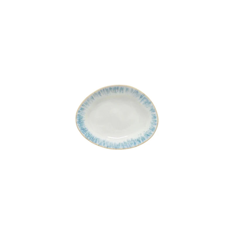 Oval Bread Plate Brisa Ria Blue