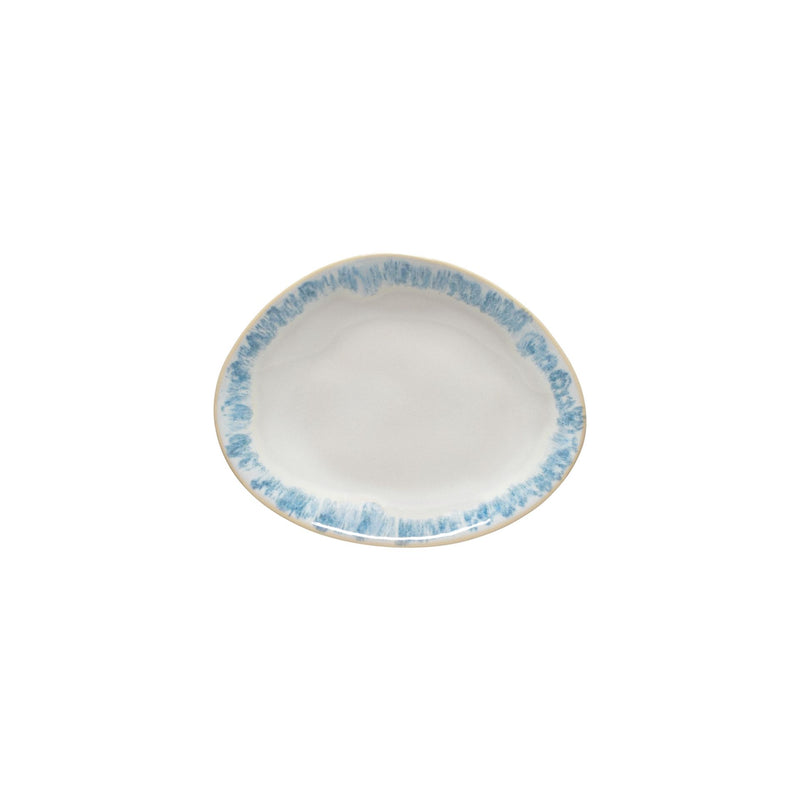 Brisa Oval Salad/Dessert Plate - Blue