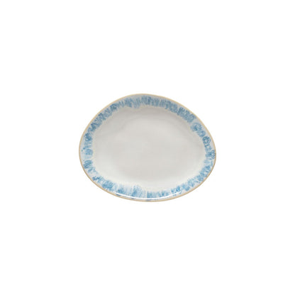 Brisa Oval Salad/Dessert Plate - Blue