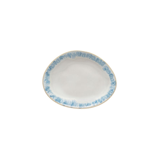 Brisa Oval Salad/Dessert Plate - Blue