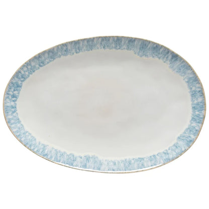 Lg Oval Platter Brisa Ria Blue