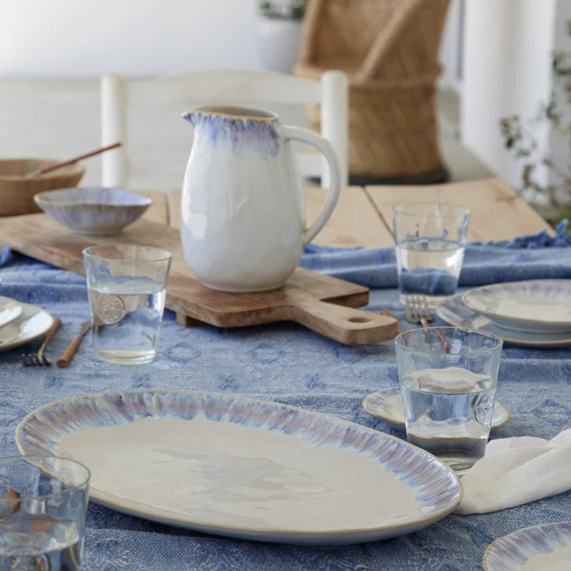 Lg Oval Platter Brisa Ria Blue