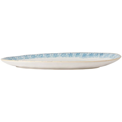 Lg Oval Platter Brisa Ria Blue
