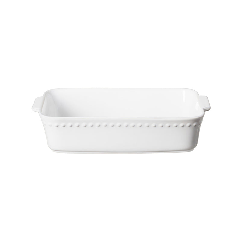 Rect Baker 13" Pearl White