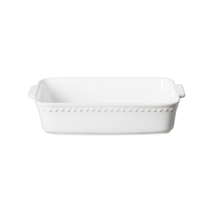 Rect Baker 13" Pearl White