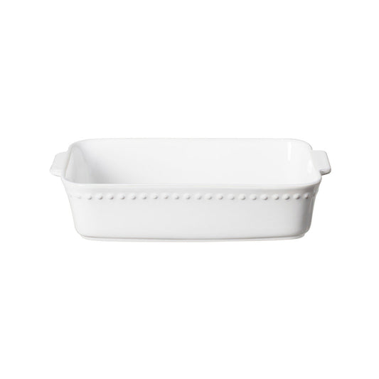 Rect Baker 13" Pearl White