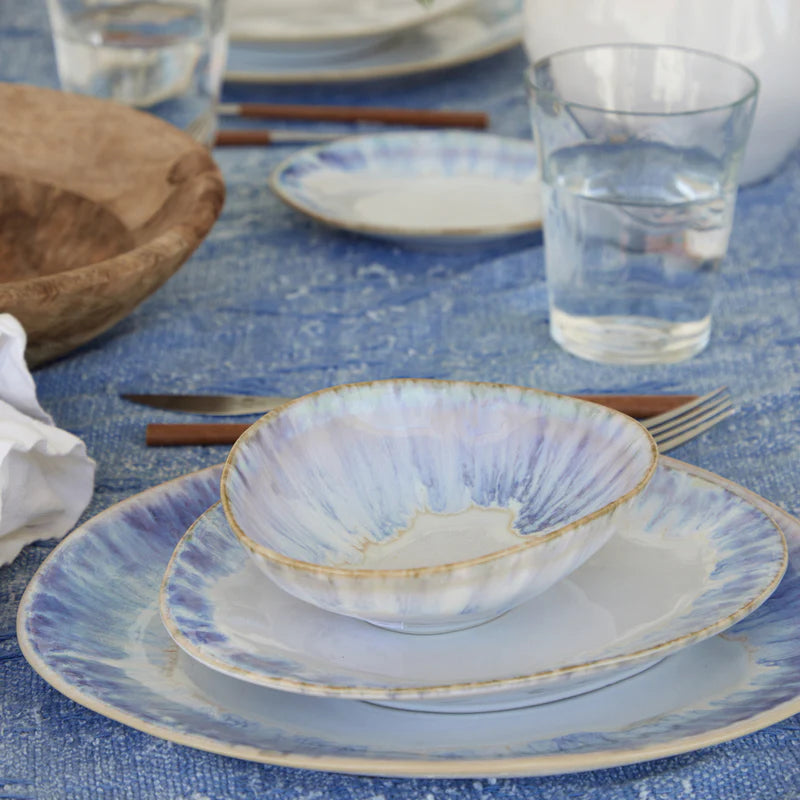 Brisa Ria Oval Dinner Plate - Blue