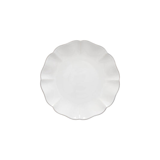 Rosa Salad/Dessert Plate - White