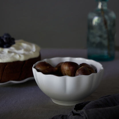 Rosa Soup Cereal Bowl White