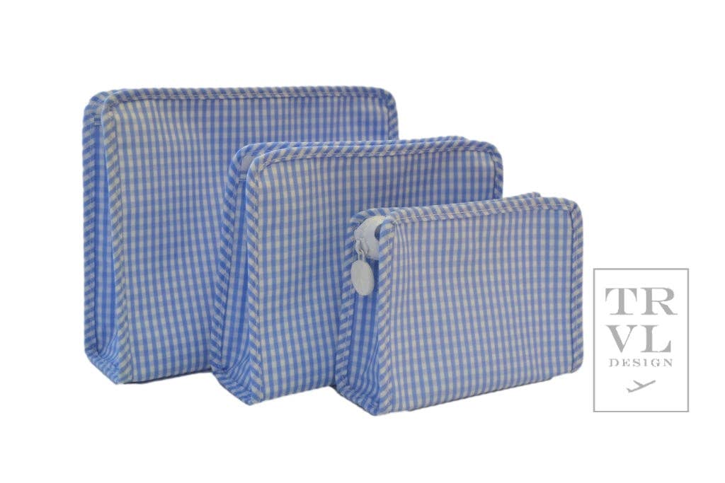 Roadie Medium - Gingham Sky