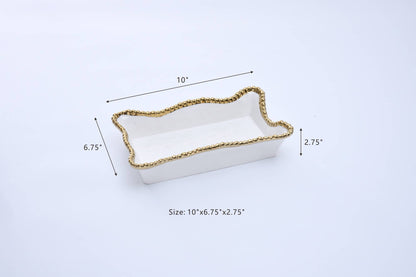 Salerno Gold Dinner Napkin/Guest Towel Holder
