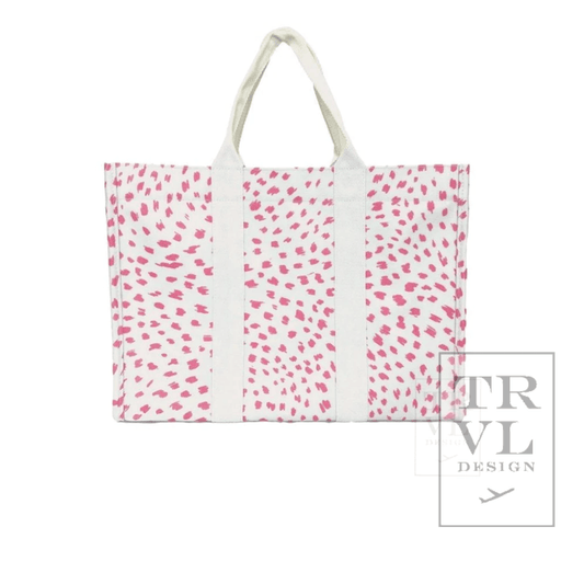 Spot on! Large Tote - Spot Pink