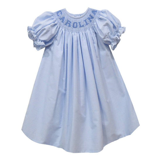 Carolina Smocked Light Blue Bishop