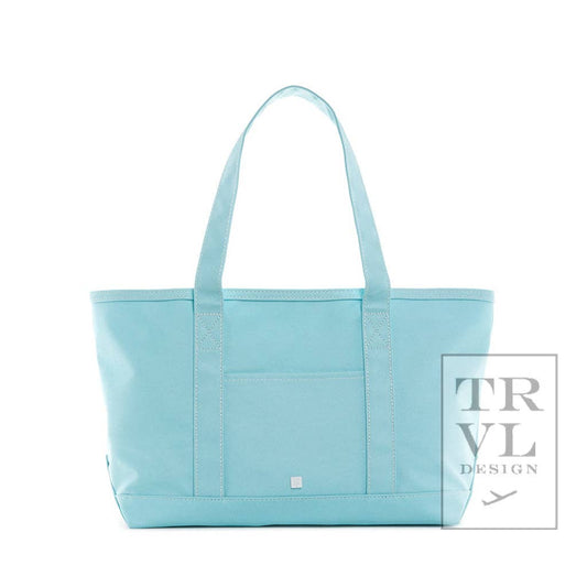 Medium Tote - Coated Canvas Midi Lake Blue