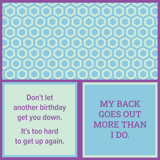 My back goes out Cocktail Napkin