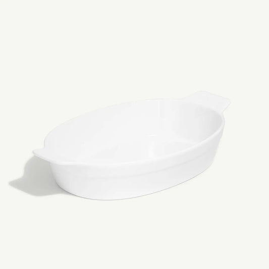 10" x 6.6" Oval Gratin Baking Dish