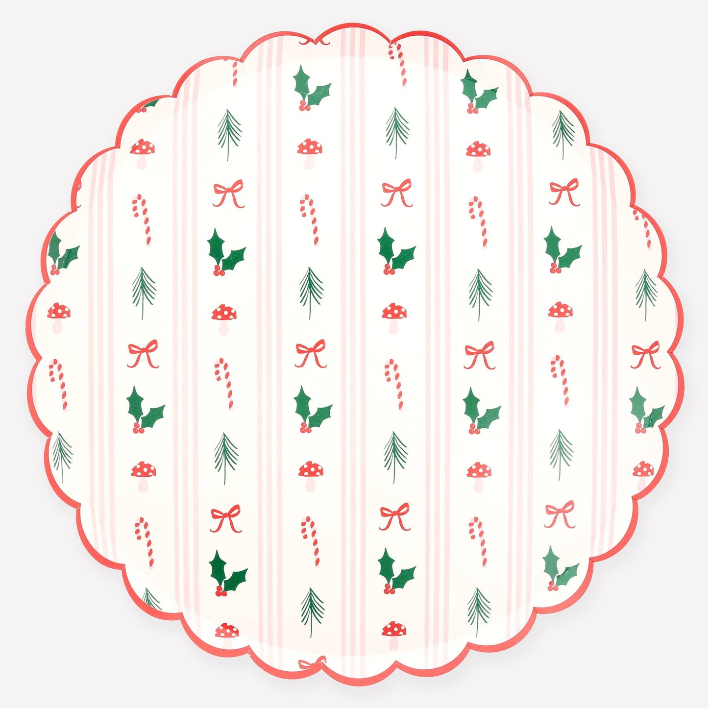 Meri Meri - Festive Icon Stripes Dinner Plates