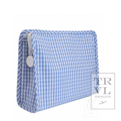 Roadie Medium - Gingham Sky