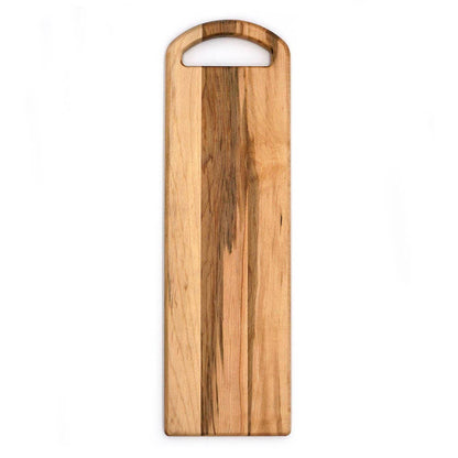 Maple Oval Handled Charcuterie Board - 20" x 6"