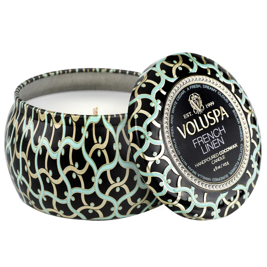 French Linen Candle
