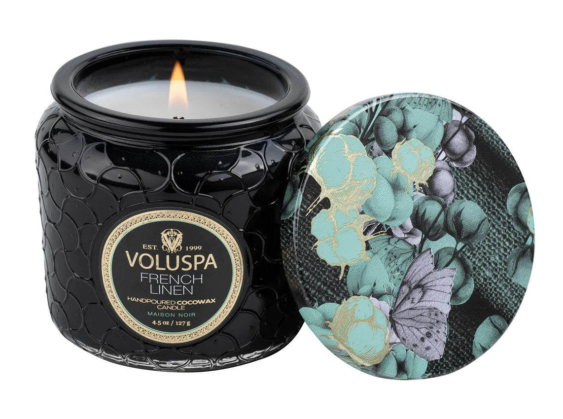 French Linen Candle