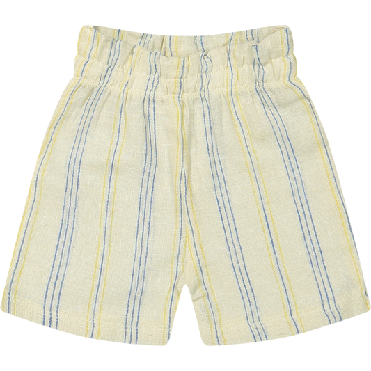 Blue Stripe Linen Short