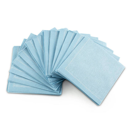 Sky Blue 1/4 Fold Cocktail - 30x