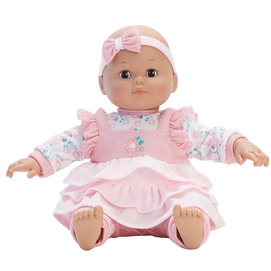 Baby Cuddles Doll, Pink Floral, Medium Skin Tone