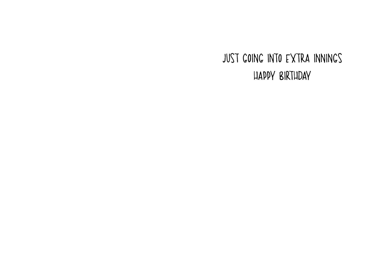 Extra Innings Birthday Card