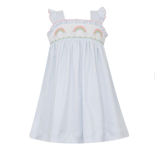 Knit Rainbow Sun Dress