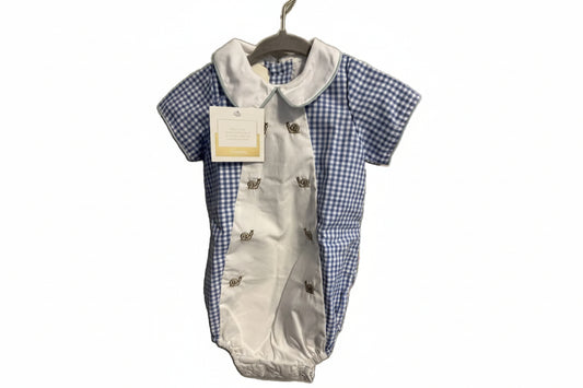 Kyler Boy Blue Check Bubble