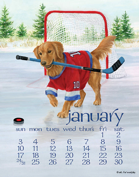 2027 Dogs Days Calendar