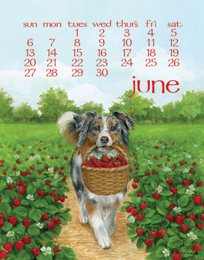 2027 Dogs Days Calendar