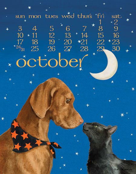 2027 Dogs Days Calendar