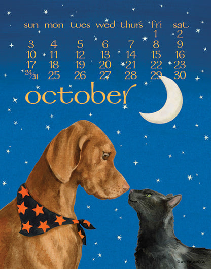 2027 Dogs Days Calendar