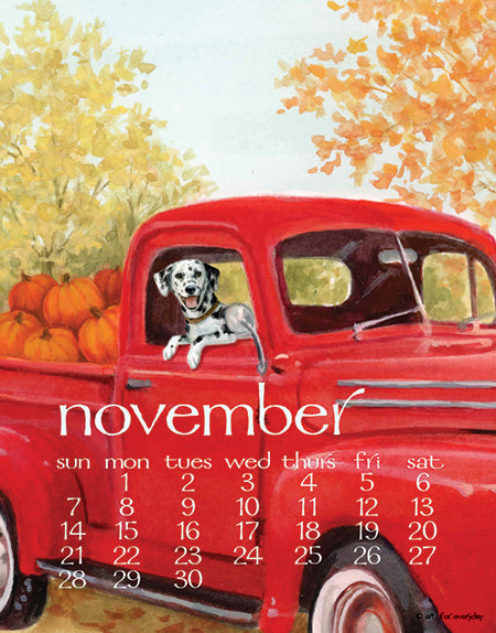 2027 Dogs Days Calendar
