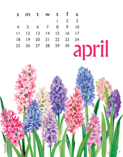 2027 Flowers Calendar