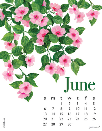 2027 Flowers Calendar