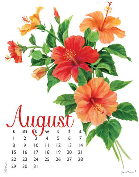 2027 Flowers Calendar