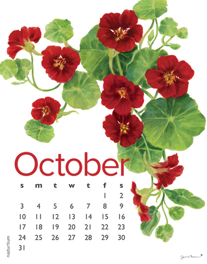 2027 Flowers Calendar