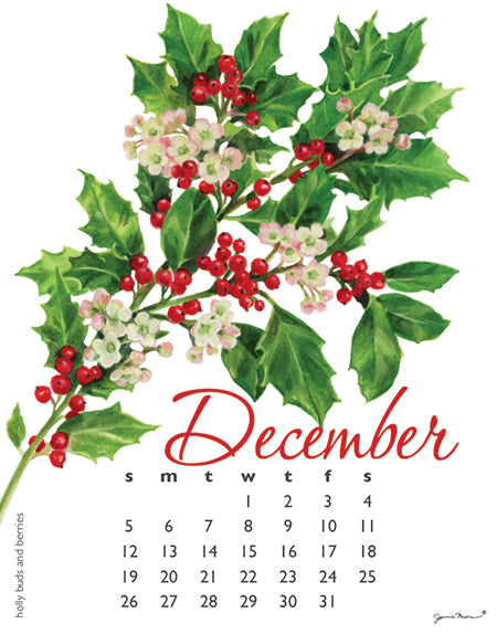 2027 Flowers Calendar