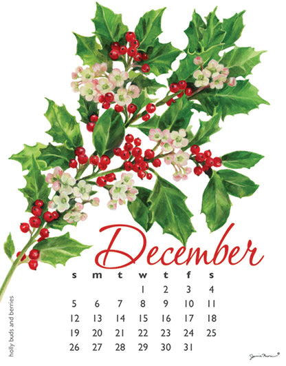 2027 Flowers Calendar