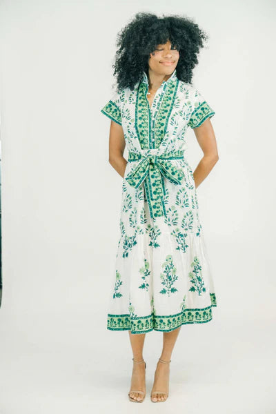 Folly Maxi Dress  - Emerald Grove