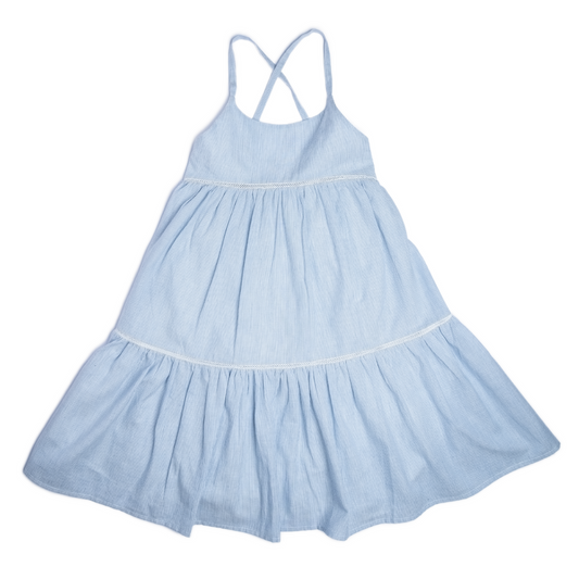 Alice Dress Blue Stripe