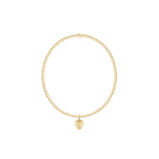 Classic Gold 2mm Bracelet - Love Plush Small Gold